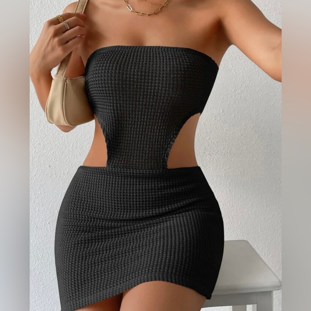Cut-Out Tube Dress